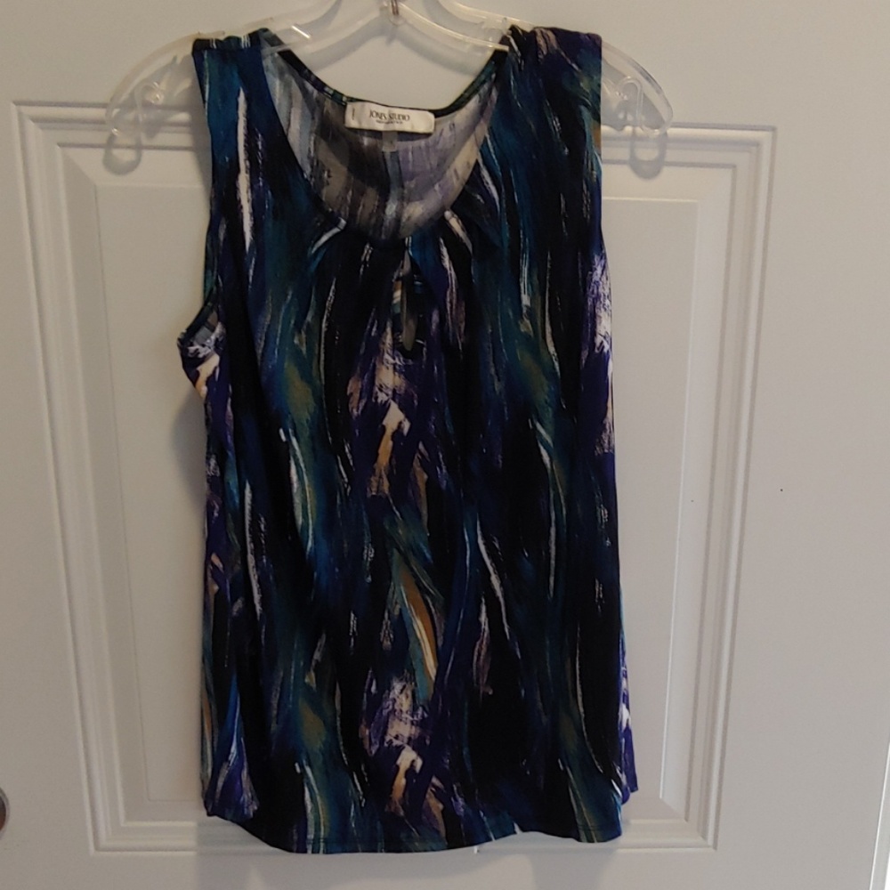 Jones Studio multi color sleeveless top